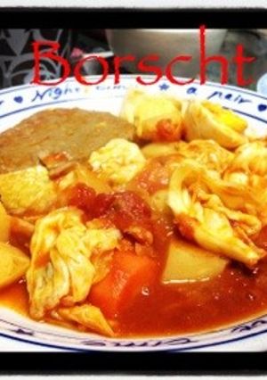 ボルシチ風ハンバーグ-レシピのメイン写真