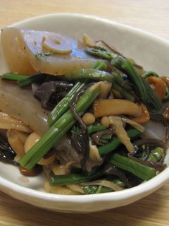山菜とこんにゃくの煮物-レシピのメイン写真