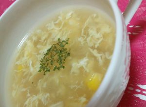 ふわふわ～コーンと卵の簡単☆絶品すーぷ♪-レシピのメイン写真