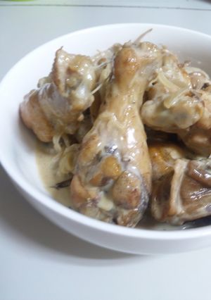 ☆鶏肉とポルチーニの生クリーム煮-レシピのメイン写真