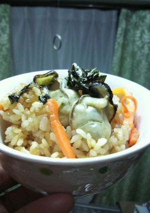ぷくぷくぷりぷり♪旨み凝縮！かきご飯！！-レシピのメイン写真