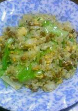 俺流！めちゃうま納豆レタス炒飯-レシピのメイン写真