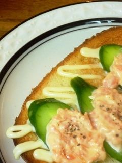 朝食に♡鮭マヨトースト♡-レシピのメイン写真