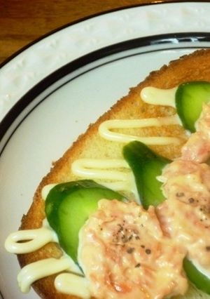 朝食に♡鮭マヨトースト♡-レシピのメイン写真