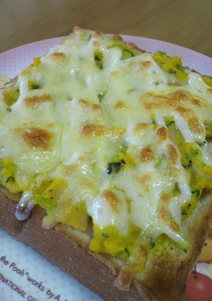 かぼちゃサラダトースト☆-レシピのメイン写真