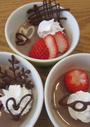 チョコ飾り＊スイーツをかわいく-レシピのメイン写真