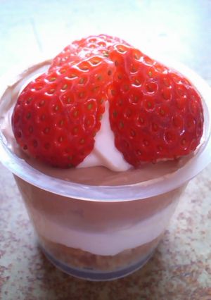 チョコレアチーズケーキ☆バレンタイン-レシピのメイン写真