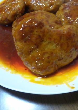 美味しいちょい煮込みハンバーグ-レシピのメイン写真