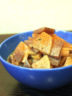 大根とこんにゃくのきんぴらチック煮物-レシピのメイン写真