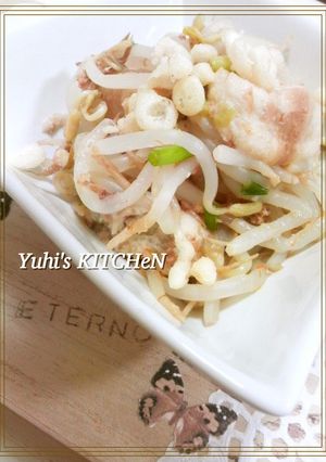 *もやしと麩と揚げ玉のシャキふわカリ和え-レシピのメイン写真
