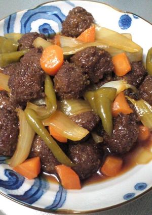 肉団子甘酢あんかけ-レシピのメイン写真