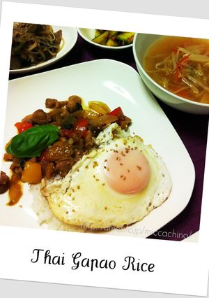 タイ風鶏肉炒めご飯☆ガパオライス-レシピのメイン写真