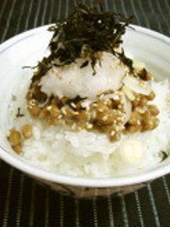 塩麹さん☆ミネラル&ビタミン☆納豆ご飯!-レシピのメイン写真