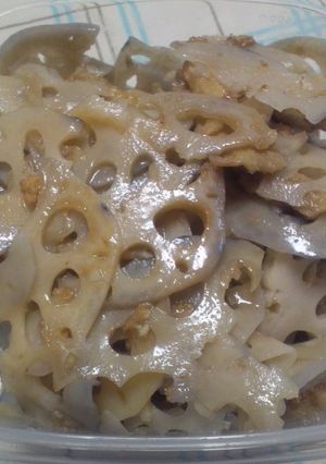 れんこんのさっぱり炒め煮-レシピのメイン写真