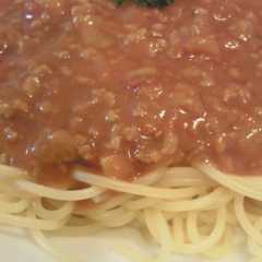 รูปของ 簡単！！洋食屋さんのミートスパゲティー