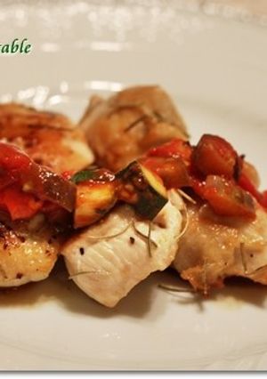 ２種のソースでローズマリーチキン-レシピのメイン写真