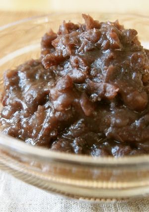 圧力鍋で、優しい甘さの小豆餡-レシピのメイン写真