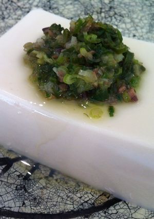 アンチョビねぎだれ豆腐-レシピのメイン写真