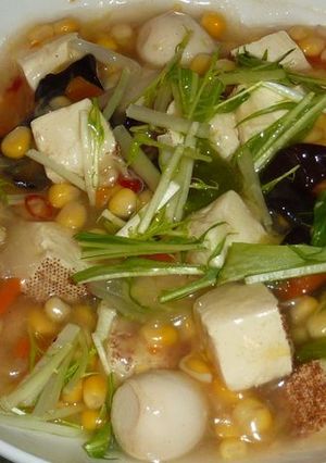 焼き豆腐の野菜あんかけ-レシピのメイン写真