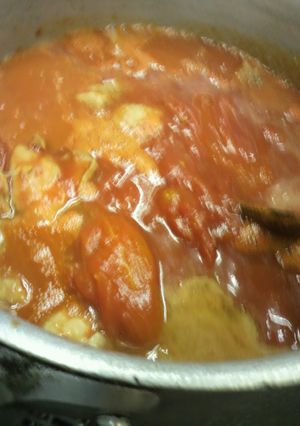 鶏もも肉とトマトの煮込み！-レシピのメイン写真