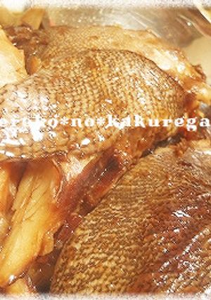 圧力鍋で★マハタのあら煮（味噌煮）★-レシピのメイン写真