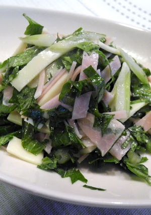 セロリの葉っぱサラダ-レシピのメイン写真