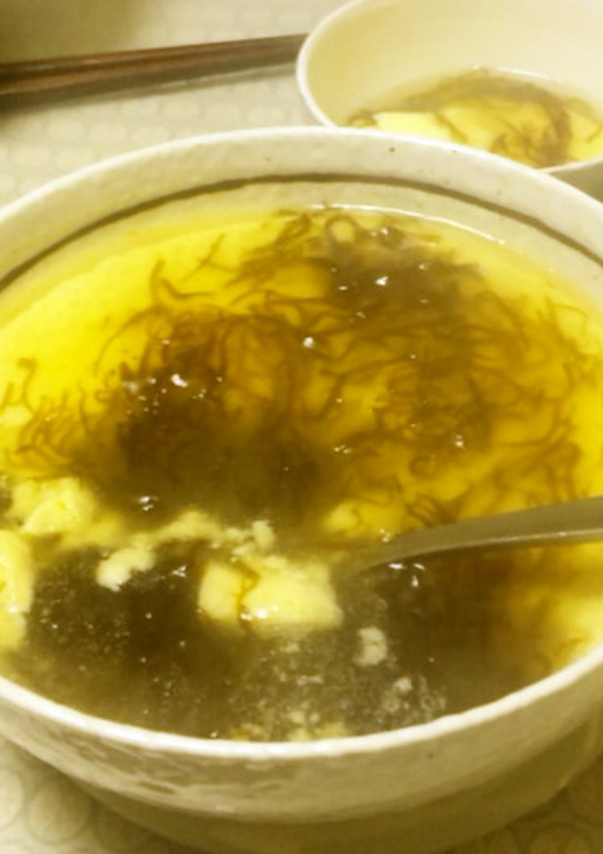 もずくあんかけの中華風茶碗蒸し-レシピのメイン写真