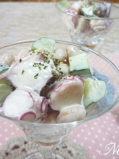 タコときゅうりと大豆のサラダ-レシピのメイン写真