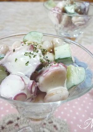 タコときゅうりと大豆のサラダ-レシピのメイン写真