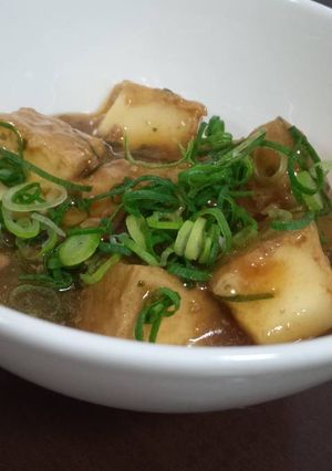 市販の麻婆豆腐を麻婆厚揚げに☆-レシピのメイン写真