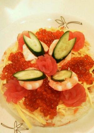 お祝いにもってこい!!な簡単寿司ケーキ☆-レシピのメイン写真