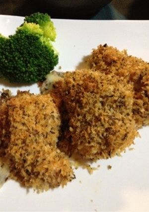 鶏胸肉の香草パン粉焼き-レシピのメイン写真