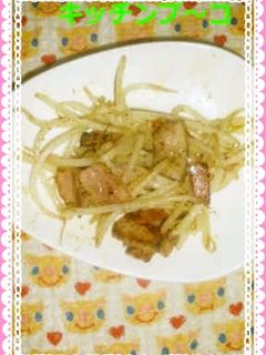 もやしのベーコンカレー炒め-レシピのメイン写真