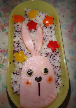 キャラ弁 ウサビッチ-レシピのメイン写真