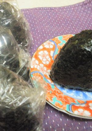 田舎風♡醤油おにぎり-レシピのメイン写真