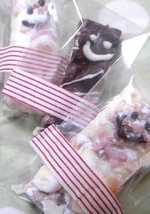 いちごとマシュマロのチョコバー-レシピのメイン写真
