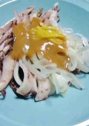 しょうがみそでいただく焼きするめいか-レシピのメイン写真