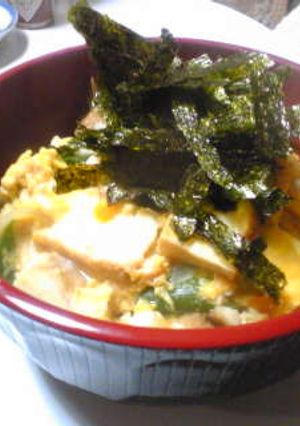 厚揚げde卵丼-レシピのメイン写真