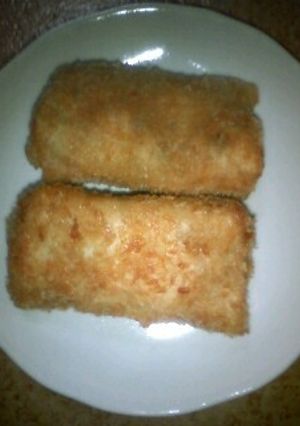 春巻きの皮でかぼちゃのコロッケ!!-レシピのメイン写真