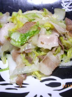 白菜と豚肉の白だし炒め-レシピのメイン写真