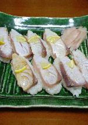 ☆フライパンで焙りヒラマサのにぎり寿司☆-レシピのメイン写真