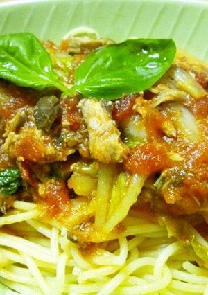缶詰でパスタ-レシピのメイン写真