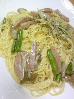 舞茸 クリームパスタ-レシピのメイン写真