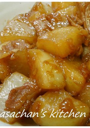 いつもの☆豚肉と大根のこってり煮☆-レシピのメイン写真