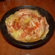 タジン鍋で白菜のキムチ蒸し