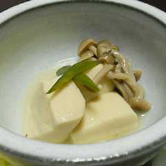 รูปของ 高野豆腐のきのこあんかけ