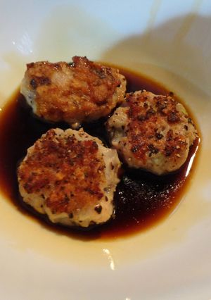簡単♪蓮根と鶏ミンチの団子♪(お弁当編)-レシピのメイン写真