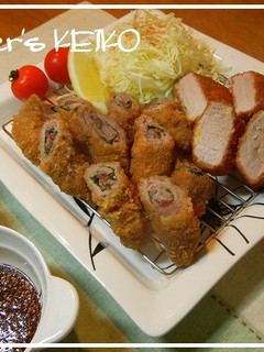 【農家のレシピ】ロールかつ梅風味-レシピのメイン写真