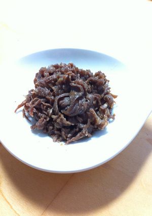 一人分105kcal☆簡単牛肉の佃煮♪-レシピのメイン写真
