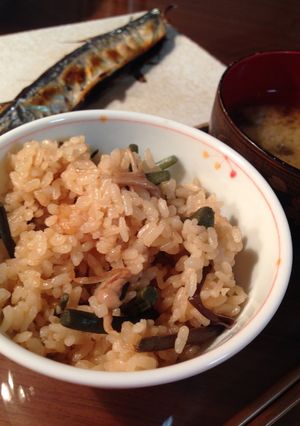 山菜御飯-レシピのメイン写真